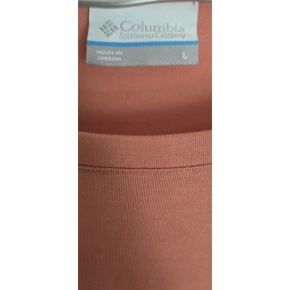 Columbia Sleeveless Tank Top Dress Womens Size Large L Peach Midi Modest Comfy - Picture 5 of 10